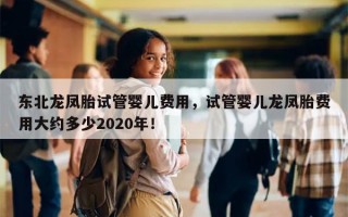 东北龙凤胎试管婴儿费用，试管婴儿龙凤胎费用大约多少2020年！