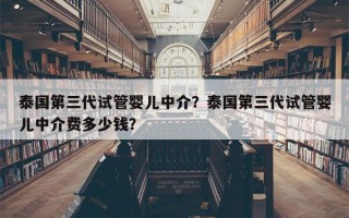 泰国第三代试管婴儿中介？泰国第三代试管婴儿中介费多少钱？