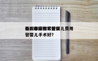 泰国哪家做试管婴儿费用
低？泰国哪家做试管婴儿手术好？