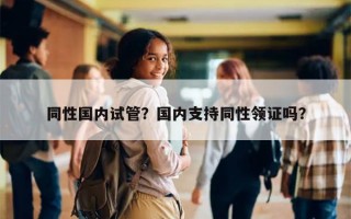 同性国内试管？国内支持同性领证吗？