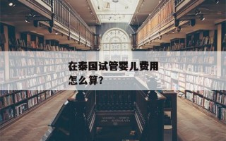 在泰国试管婴儿费用
，泰国试管婴儿费用
怎么算？