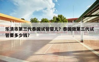 乐清市第三代泰国试管婴儿？泰国做第三代试管要多少钱？