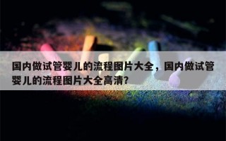 国内做试管婴儿的流程图片大全，国内做试管婴儿的流程图片大全高清？