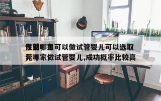 东莞哪里可以做试管婴儿可以选取
性别，东莞哪家做试管婴儿,成功概率比较高
！